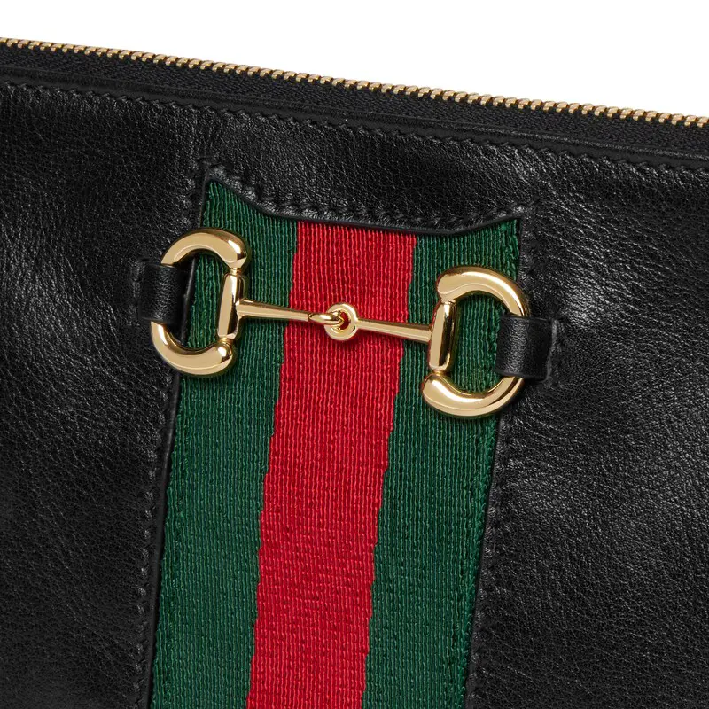 Gucci Horsebit Web Small Shoulder Backpack - Image 4