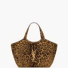 ICARE medium-sized horsehair effect leather handbag