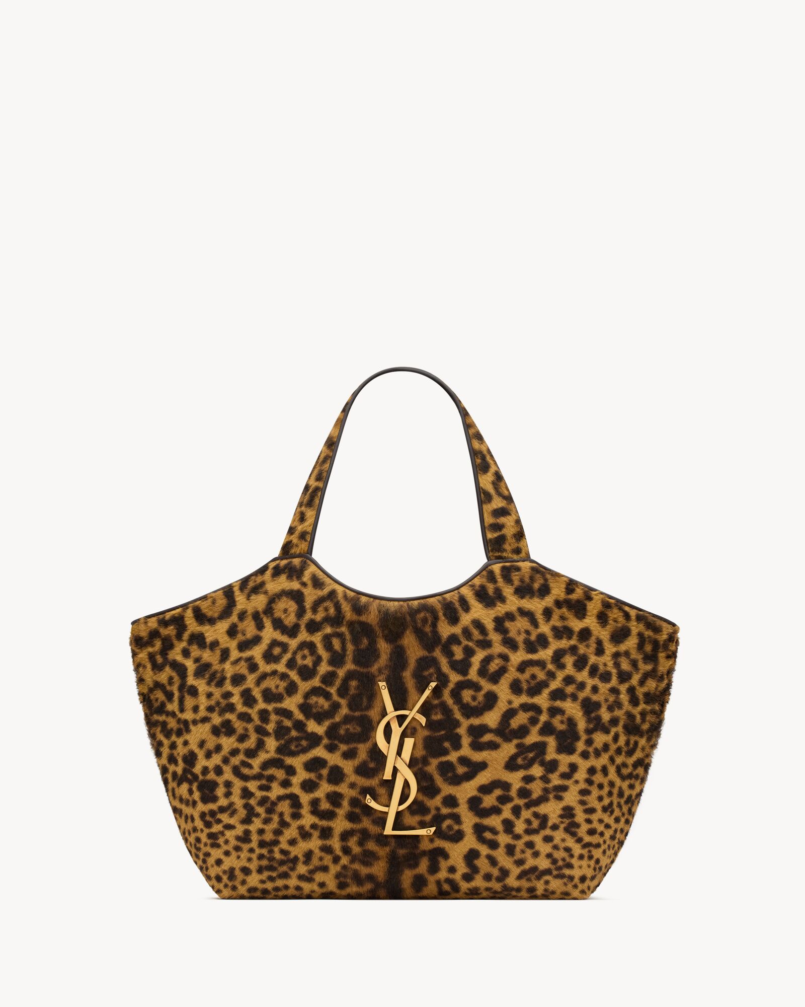 ICARE medium-sized horsehair effect leather handbag