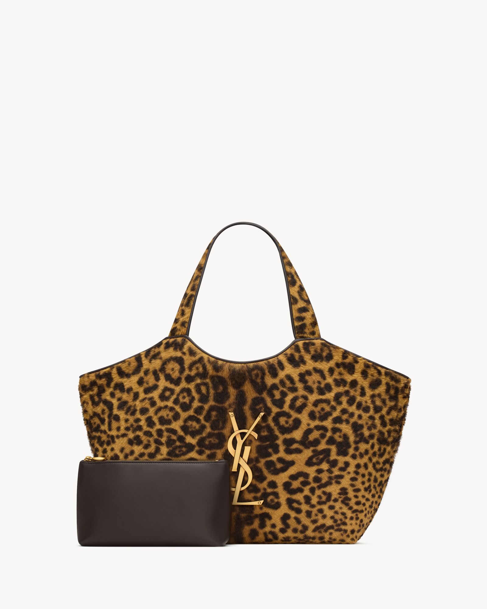 ICARE medium-sized horsehair effect leather handbag - Image 2