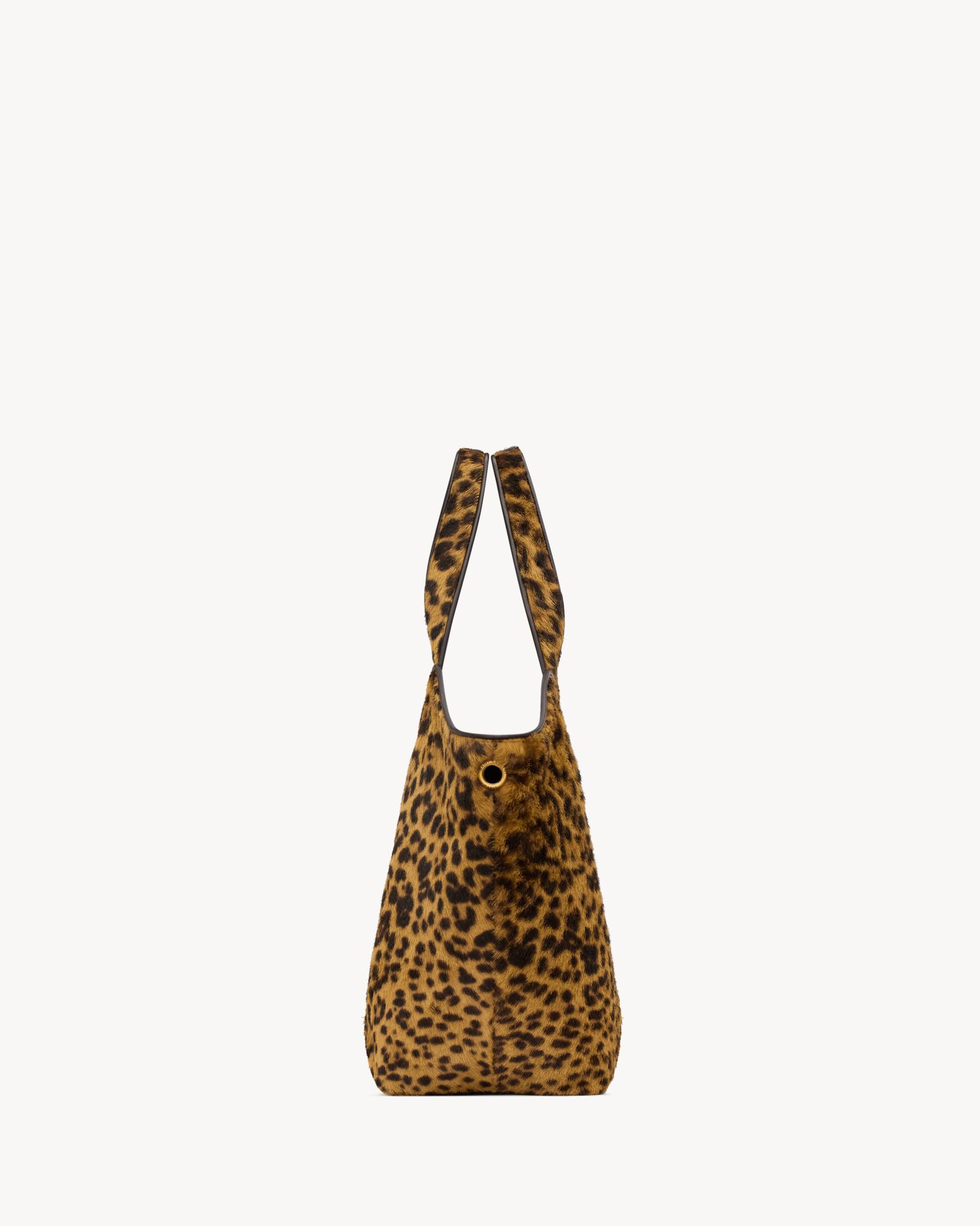 ICARE medium-sized horsehair effect leather handbag - Image 4