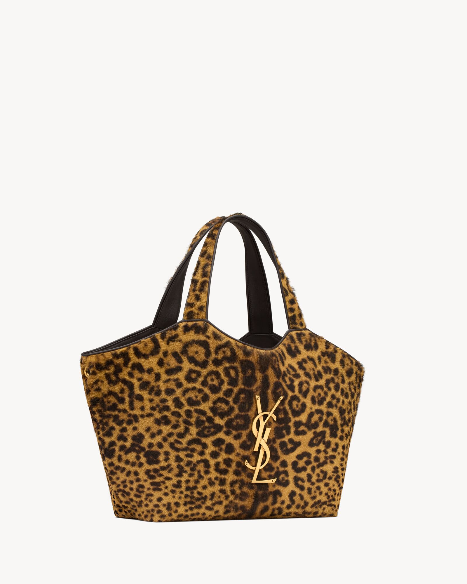 ICARE medium-sized horsehair effect leather handbag - Image 6