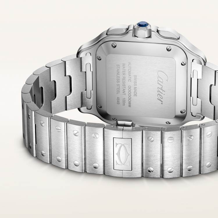 SANTOS DE CARTIER watch large stainless steel automatic winding - Image 5