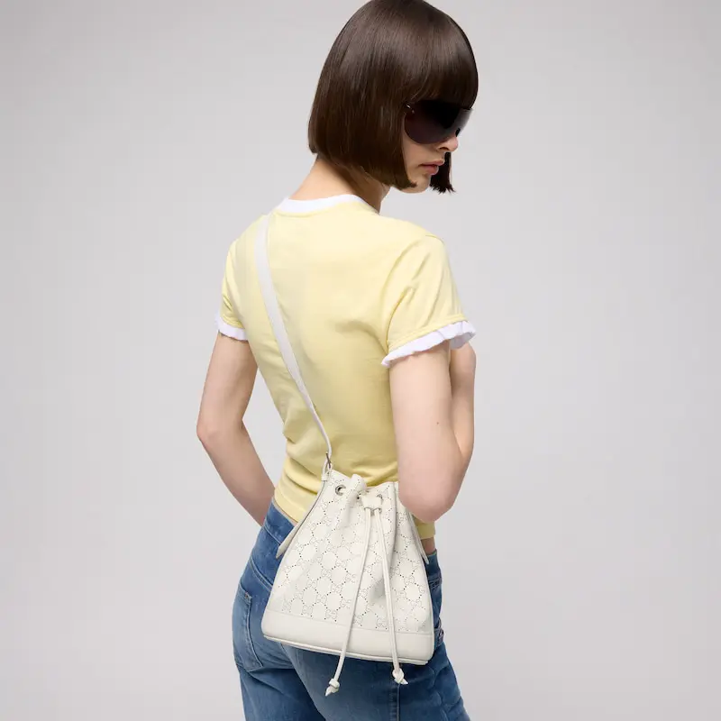 Gucci Venice Series Small Bucket Bag - Image 3