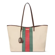 Gucci Tribeca collection large tote bag with hanging accessories