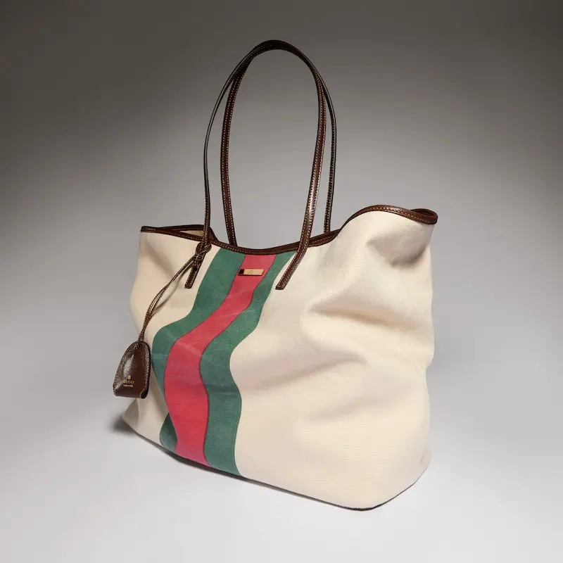 Gucci Tribeca collection large tote bag with hanging accessories - Image 3