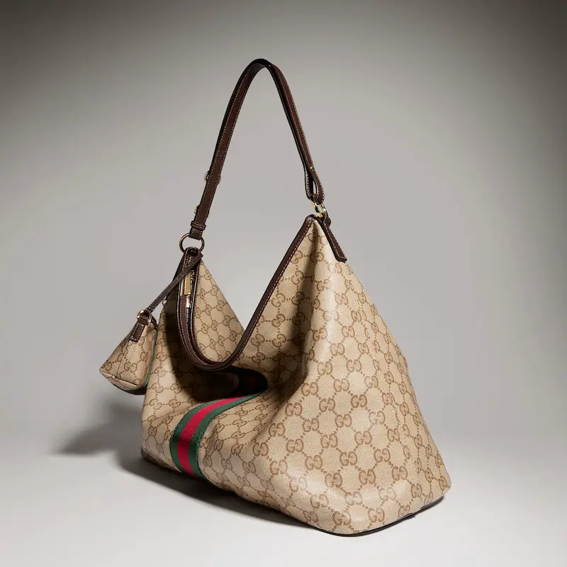 Decorative woven large shoulder bag (with detachable mini bag) - Image 4