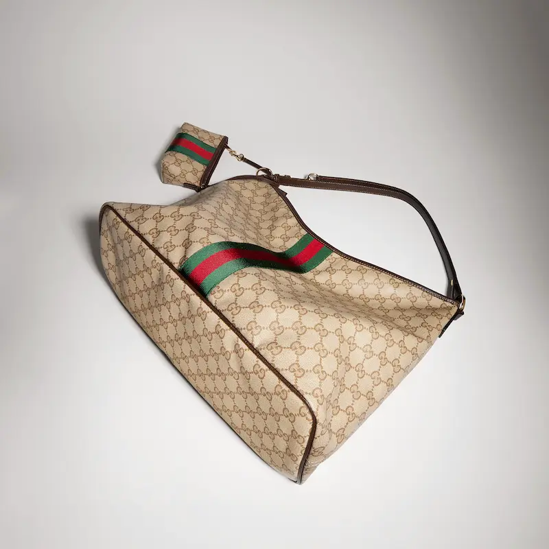 Decorative woven large shoulder bag (with detachable mini bag) - Image 8