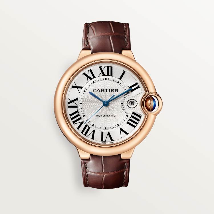 BALLON BLEU DE CARTIER Cartier Blue Balloon Watch 18K Rose Gold Automatic Chain