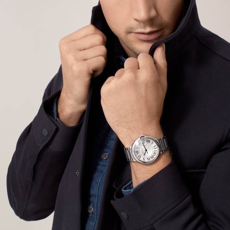 BALLON BLEU DE CARTIER Cartier Blue Balloon Watch Stainless Steel Automatic Chain - Image 2
