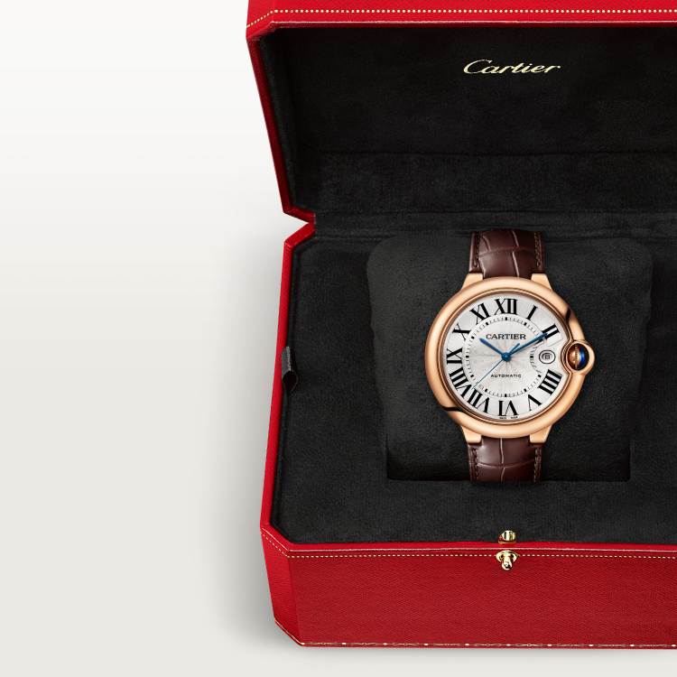 BALLON BLEU DE CARTIER Cartier Blue Balloon Watch 18K Rose Gold Automatic Chain - Image 4
