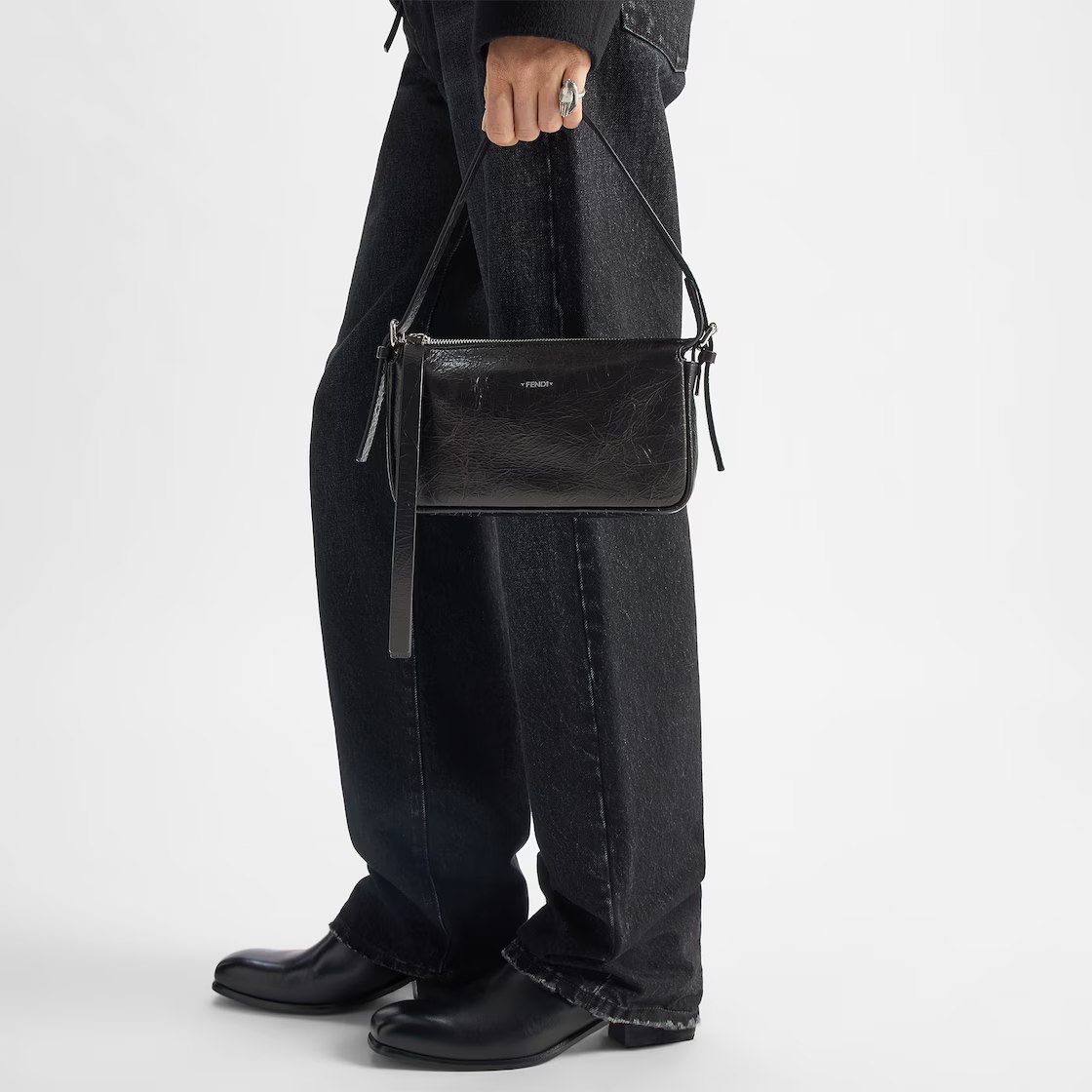 Zip Top Small Handbag - Image 6