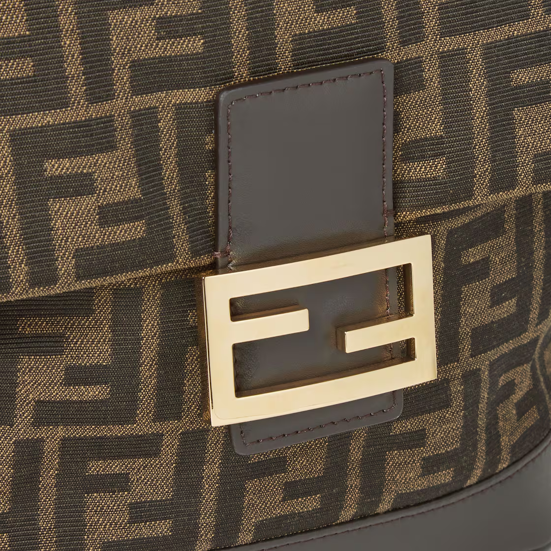 Brown FF Jacquard Backpack - Image 5