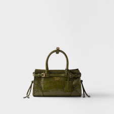 Prada Bonnie small crocodile leather handbag
