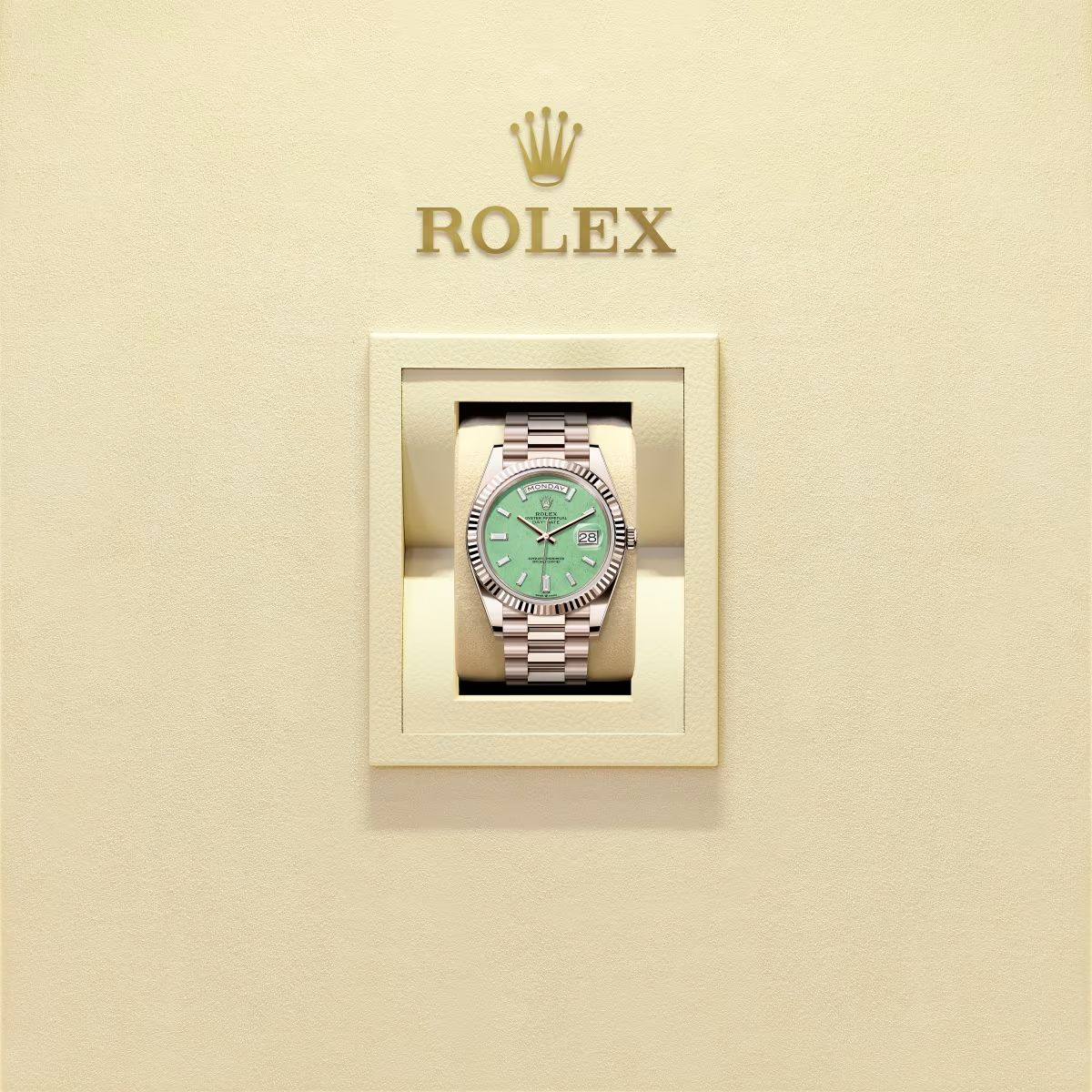 Week Calendar Type 40 Oyster style, 40mm, commemorative gold Model 228235JG - Image 2