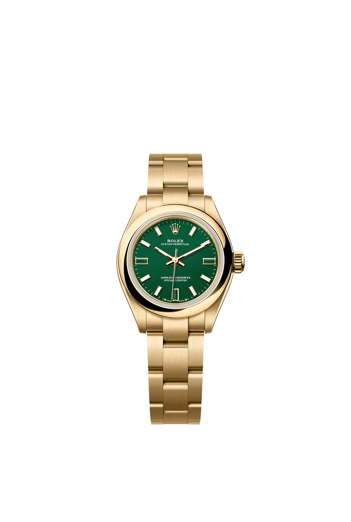 Oyster style constant motion type 28 Oyster style, 28mm, gold Model 276208