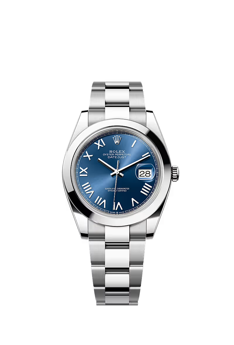 Log type 41 Oyster, 41mm, Oyster steel Model 126300