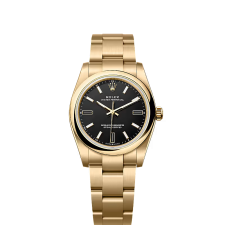 Oyster type constant motion 34  Oyster style, 34mm, gold  Model 124208