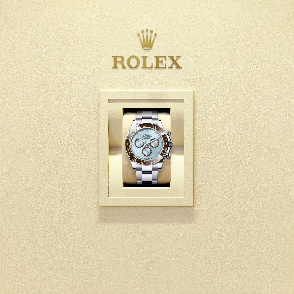 Cosmograph Daytona Oyster style, 40mm, platinum Model 126506 - Image 2