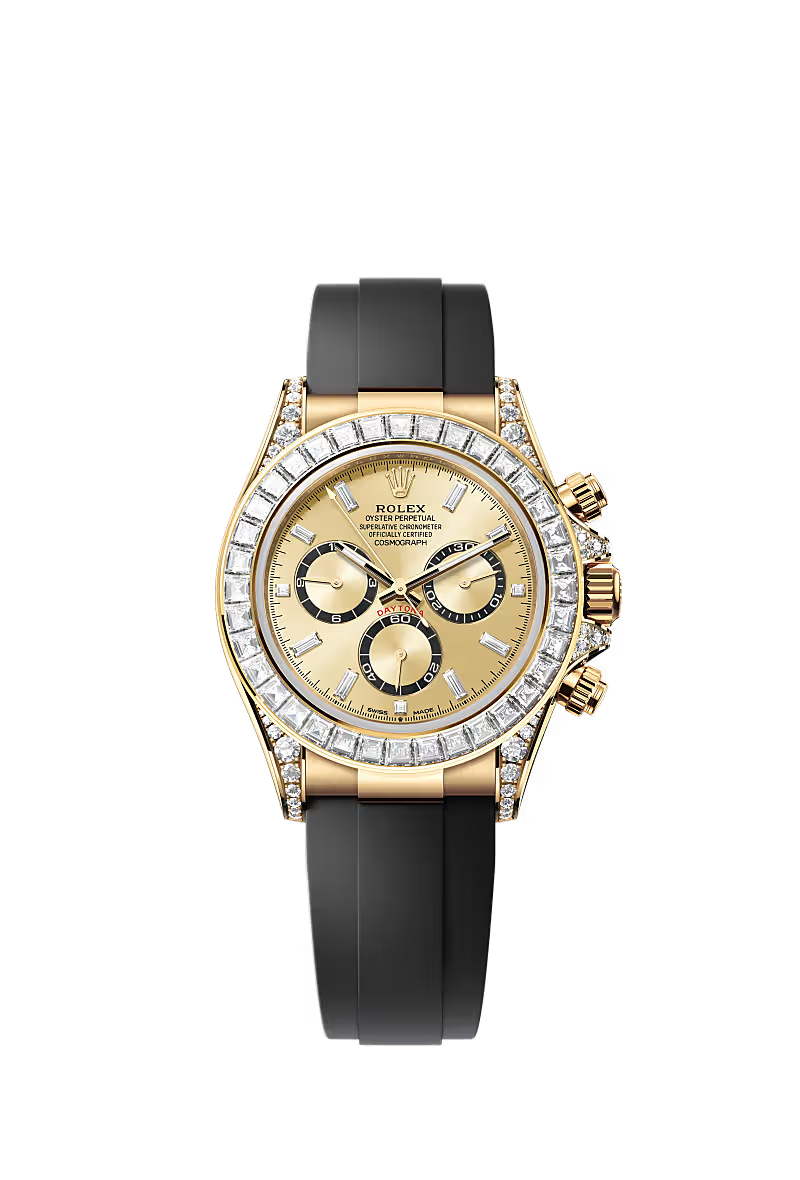 Cosmograph Daytona Oyster style, 40mm, diamond and gold Model 126538TBR