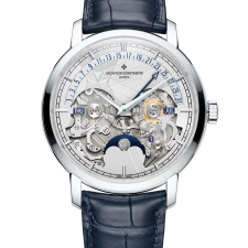 Perpetual Calendar Reverse Jump Calendar Engraved Watch