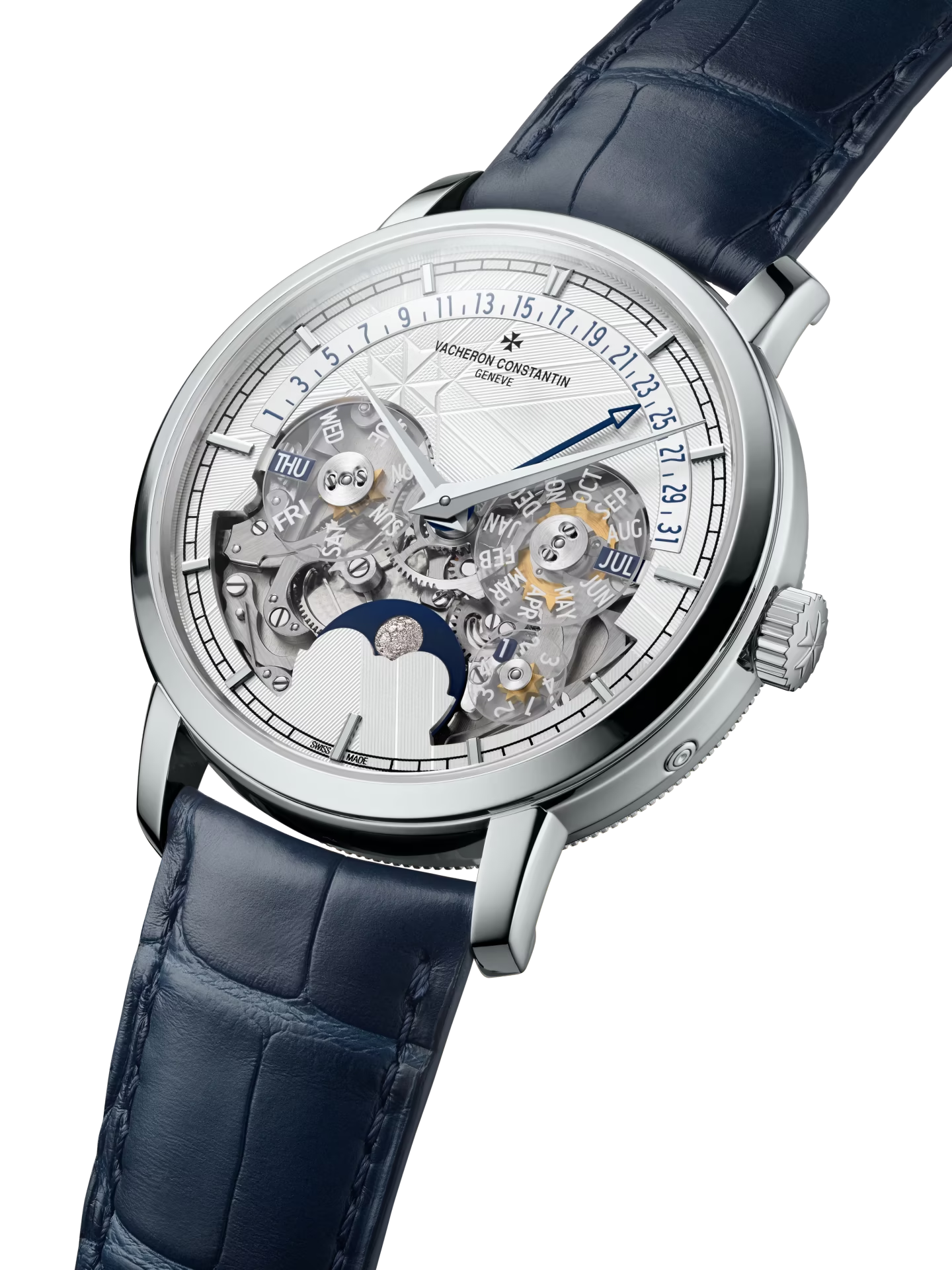 Perpetual Calendar Reverse Jump Calendar Engraved Watch - Image 3