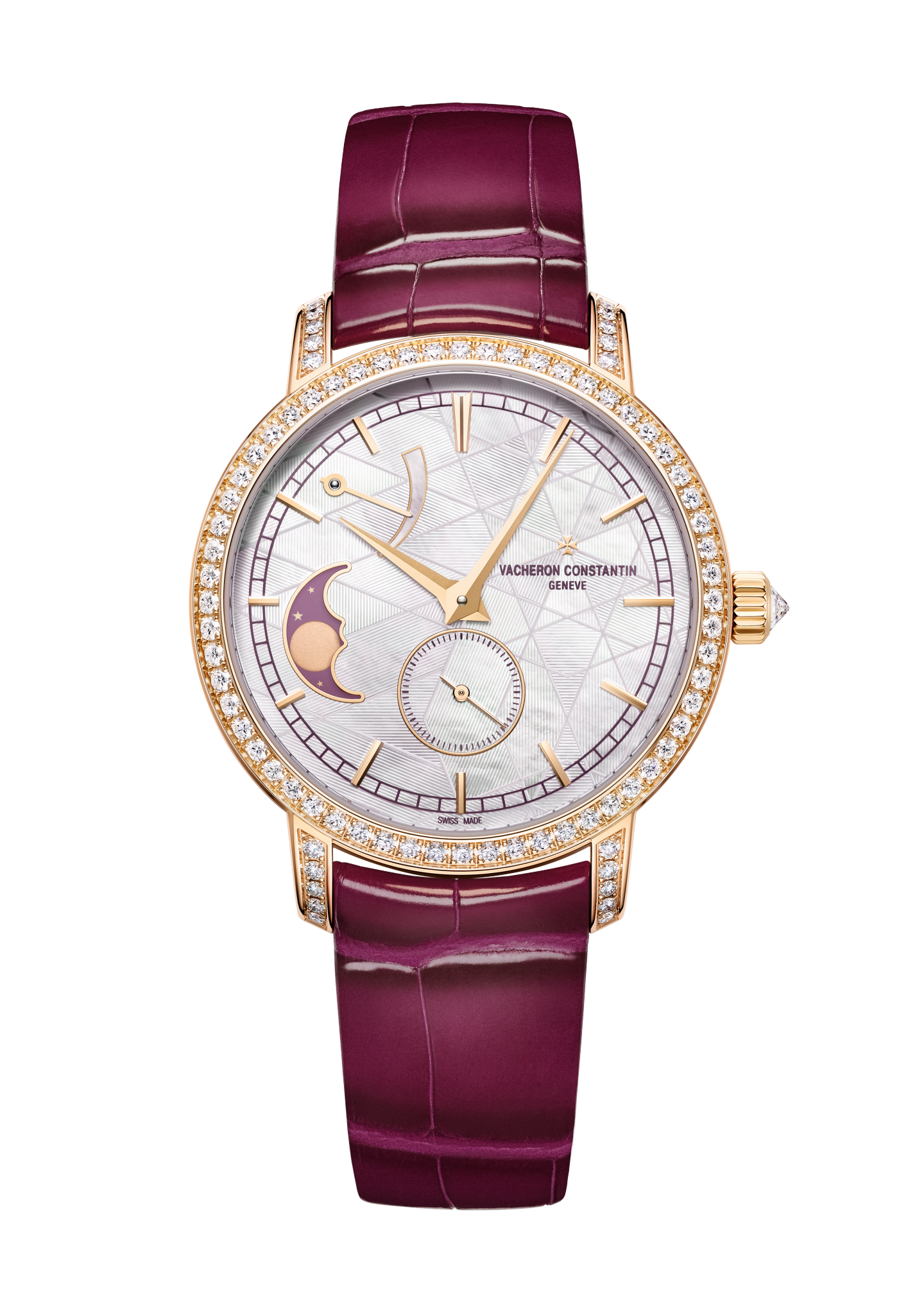 Moon phase watch 83570/000R-H060 36mm pink gold