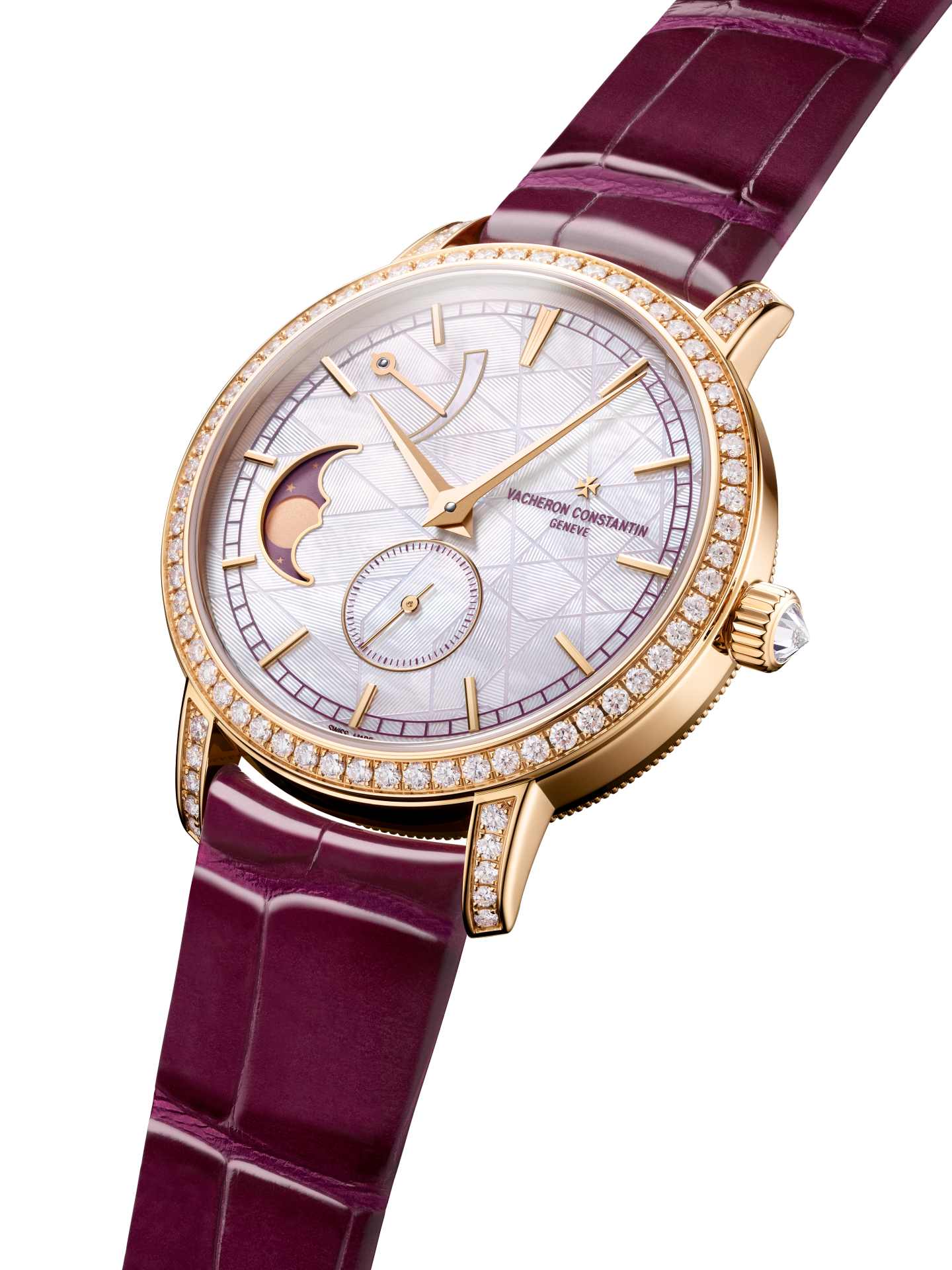 Moon phase watch 83570/000R-H060 36mm pink gold - Image 3
