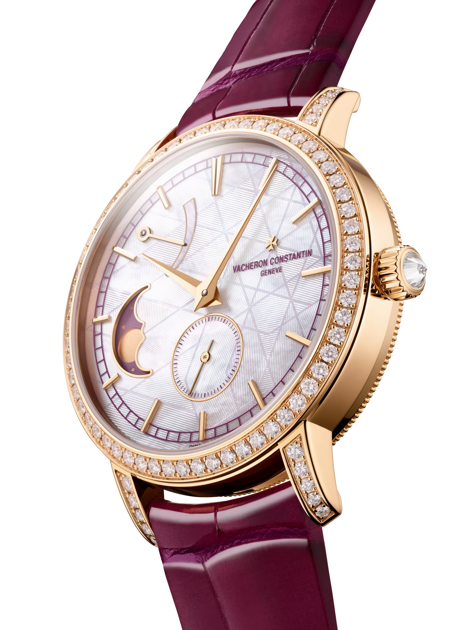 Moon phase watch 83570/000R-H060 36mm pink gold - Image 4