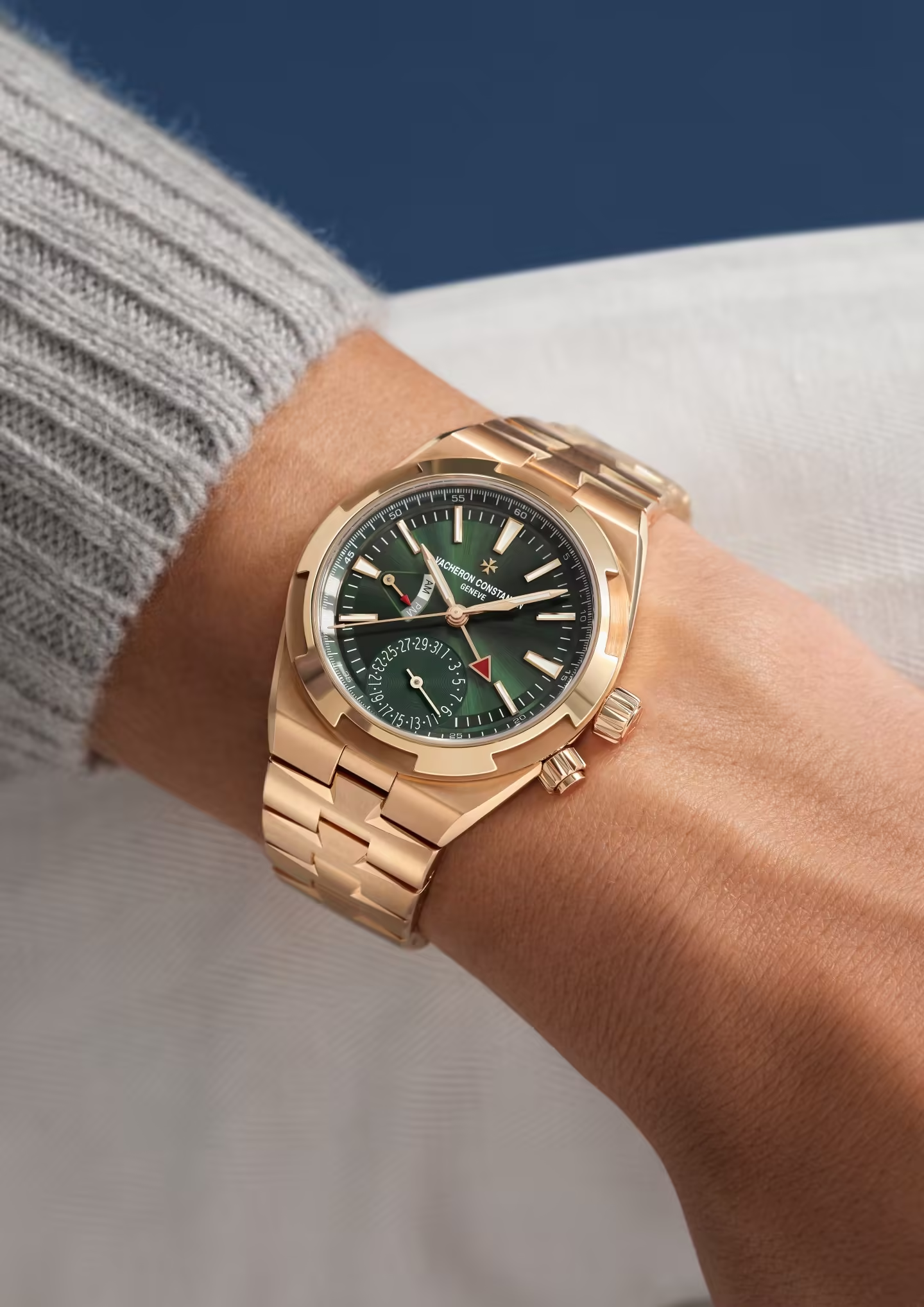 Two time zones 7920V/210R-B965 41mm pink gold - Image 2