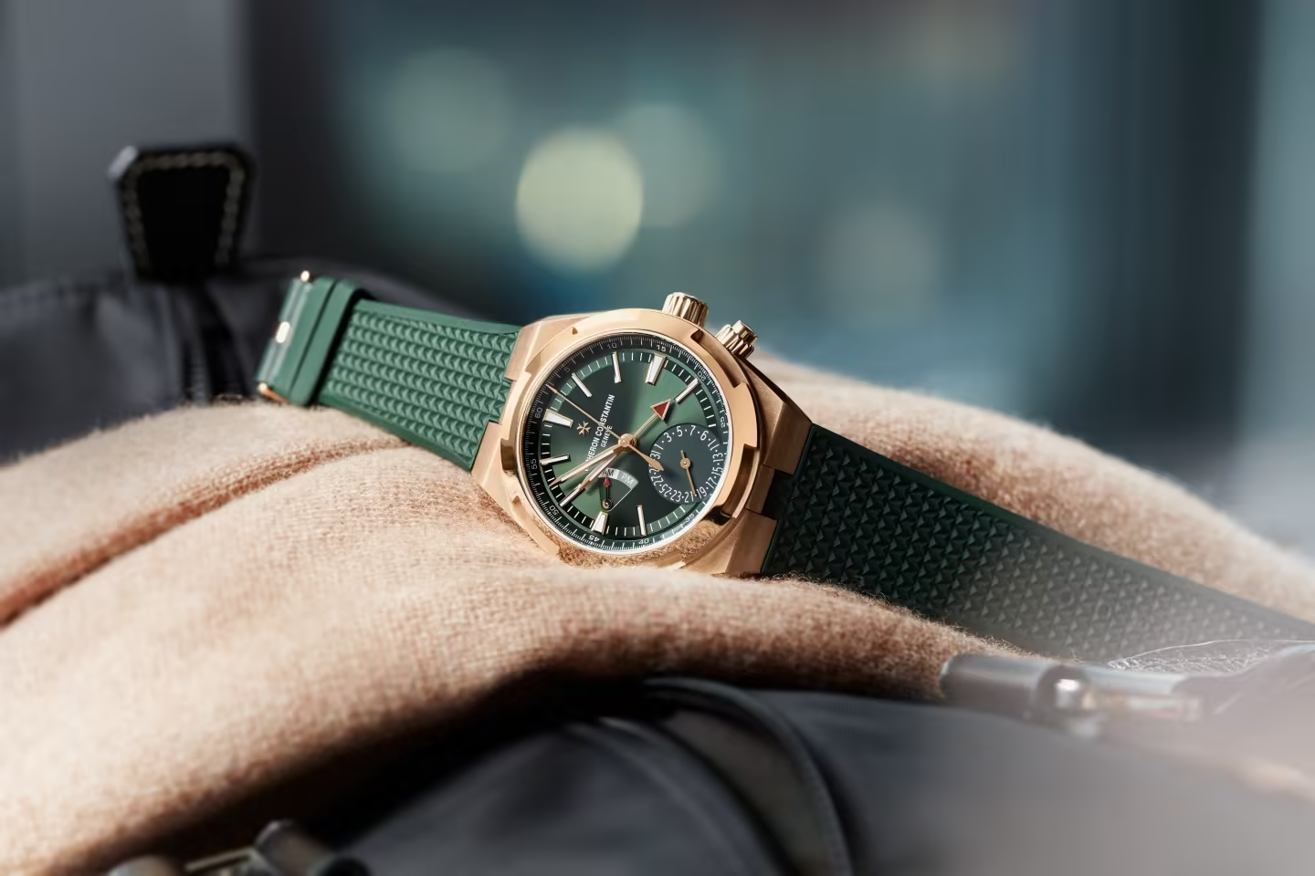 Two time zones 7920V/210R-B965 41mm pink gold - Image 3
