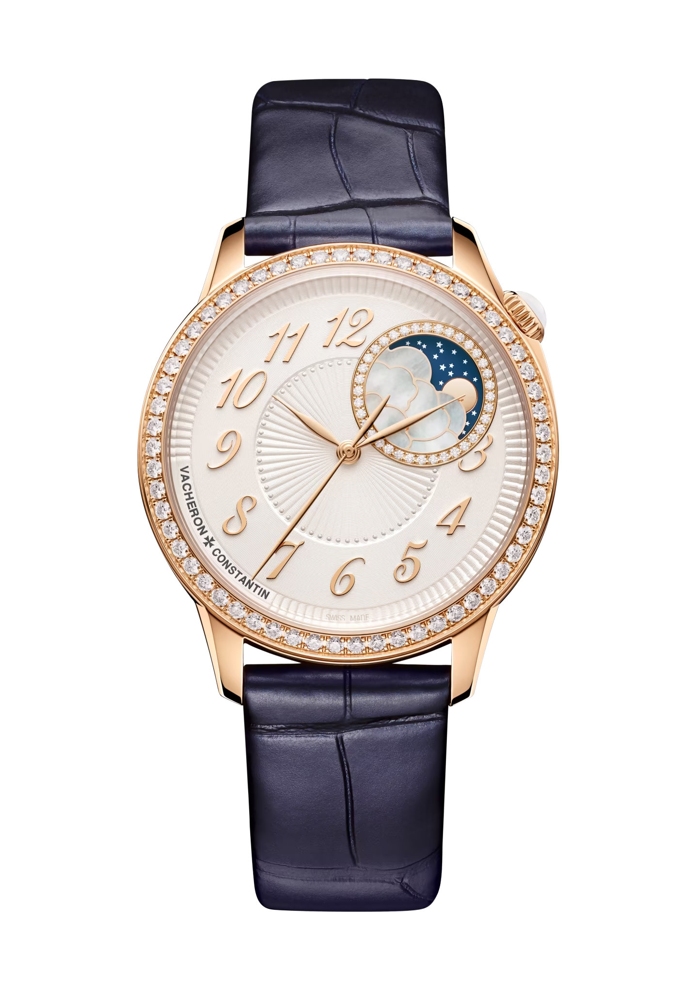 lunar phase 8005F/000R-B498 37mm pink gold