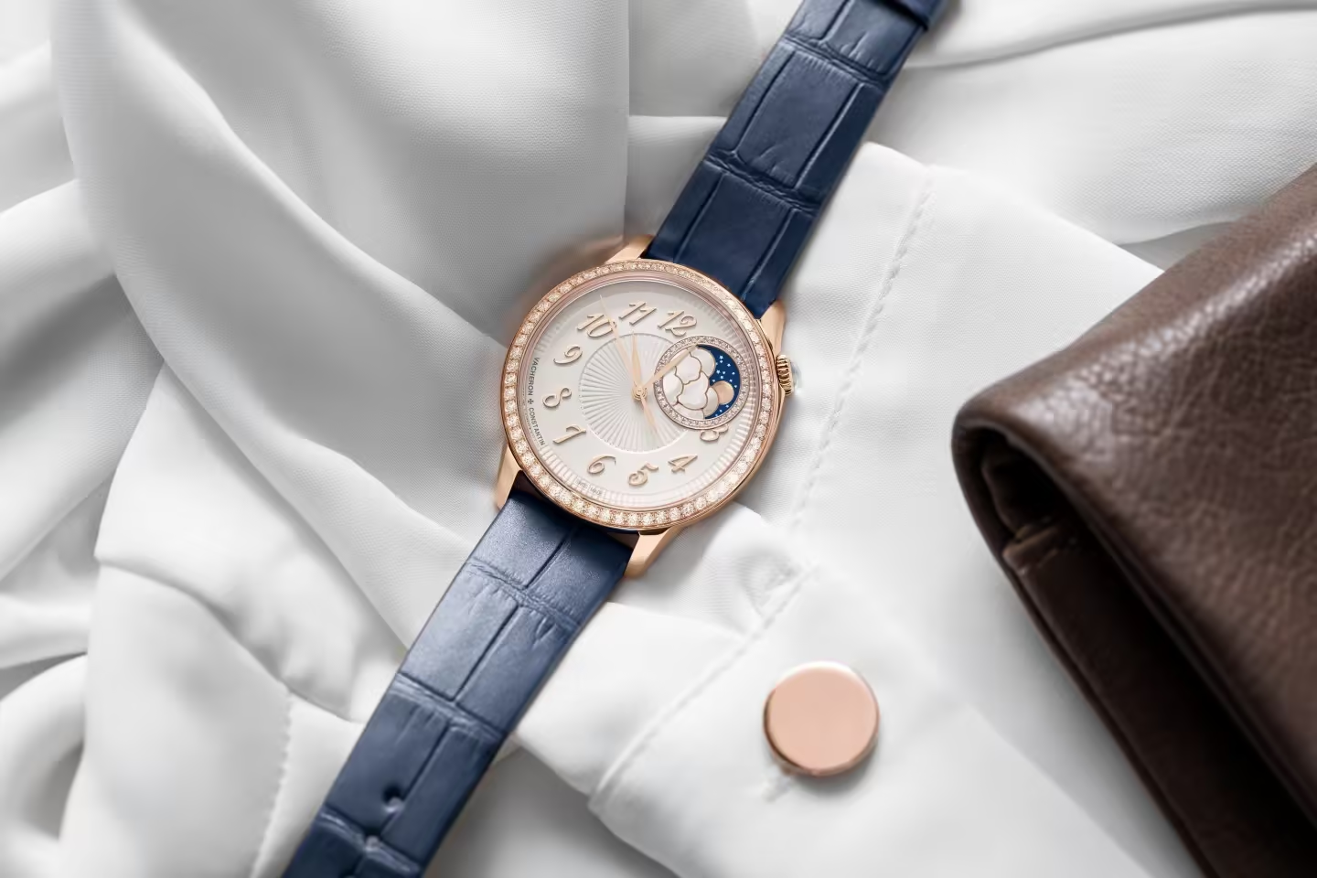 lunar phase 8005F/000R-B498 37mm pink gold - Image 3