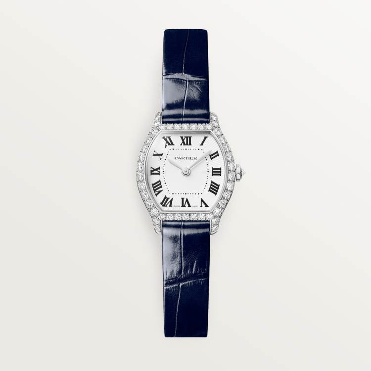 TORTUE watch MINI 18K rhodium plated white gold quartz