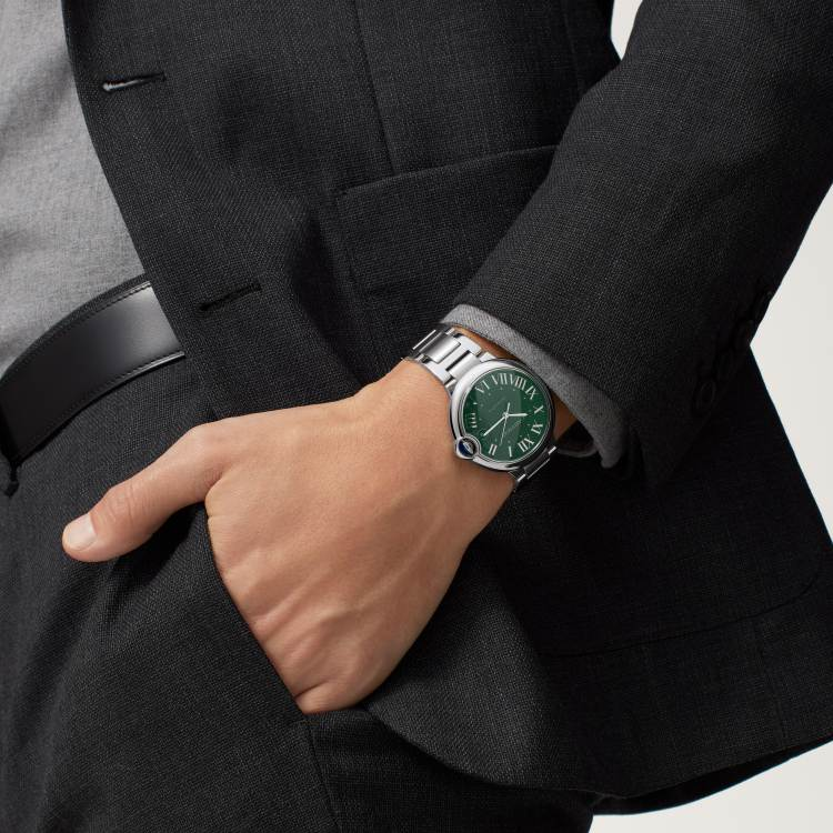 BALLON BLEU DE CARTIER Cartier Blue Balloon Watch Stainless Steel Automatic Chain - Image 2