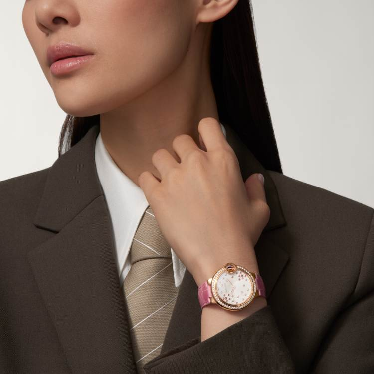 BALLON BLEU DE CARTIER Cartier Blue Balloon Watch 18K Rose Gold Automatic Chain - Image 2