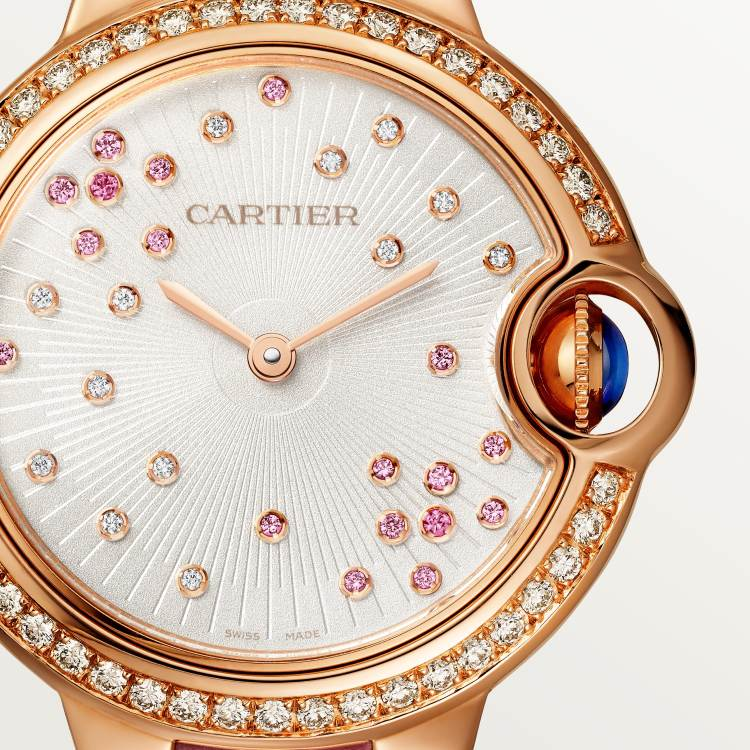 BALLON BLEU DE CARTIER Cartier Blue Balloon Watch 18K Rose Gold Automatic Chain - Image 3