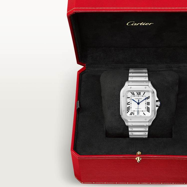 SANTOS DE CARTIER watch stainless steel automatic winding - Image 4