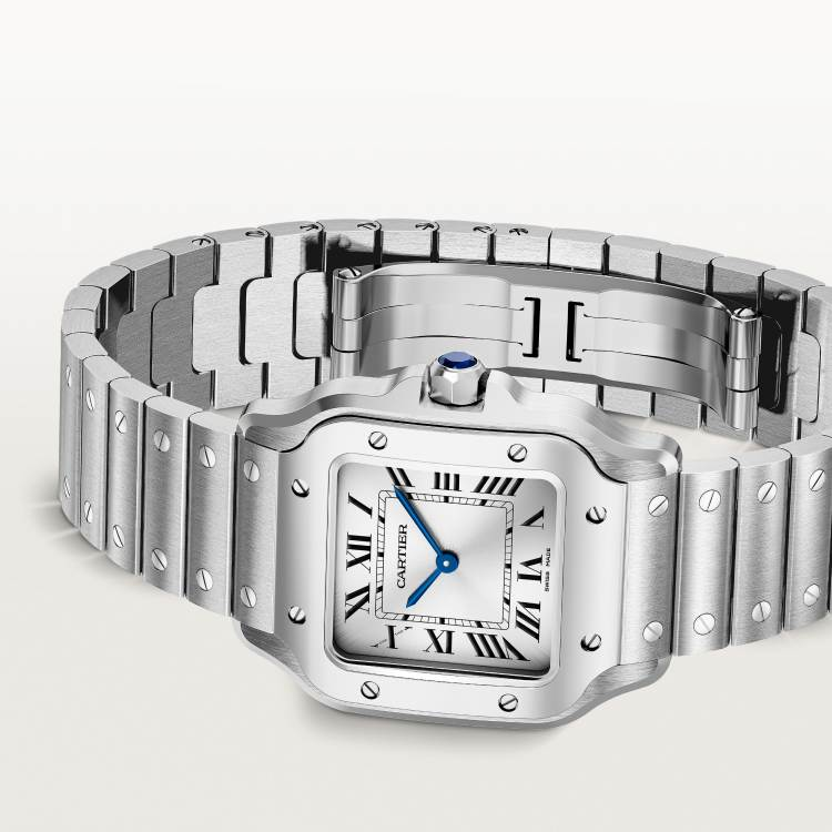 SANTOS DE CARTIER watch made of stainless steel and quartz - Image 4